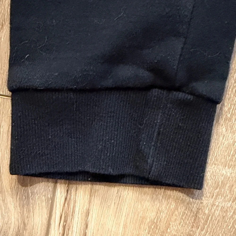 True Religion Men's Large Black Drawstring Joggers  with Logo.